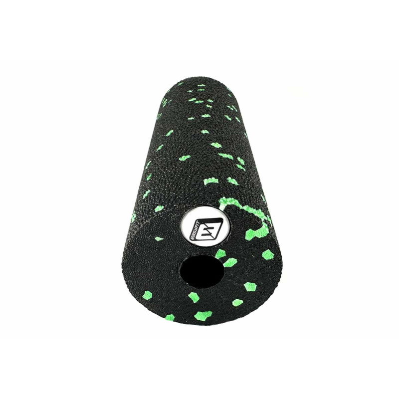Массажный ролик EasyFit EPP 15Х5 см черно-салатовый