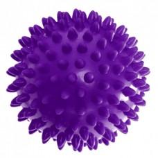Масажний м'ячик EasyFit PVC 7.5 см м'який (надувний) фіолетовий