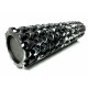 Массажный ролик EasyFit Plexus 45 см черный-белый
