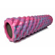Массажный ролик EasyFit Bubbles 45 см розовый-голубой