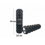 Массажный ролик EasyFit Grid Roller Extreme 45 см черный