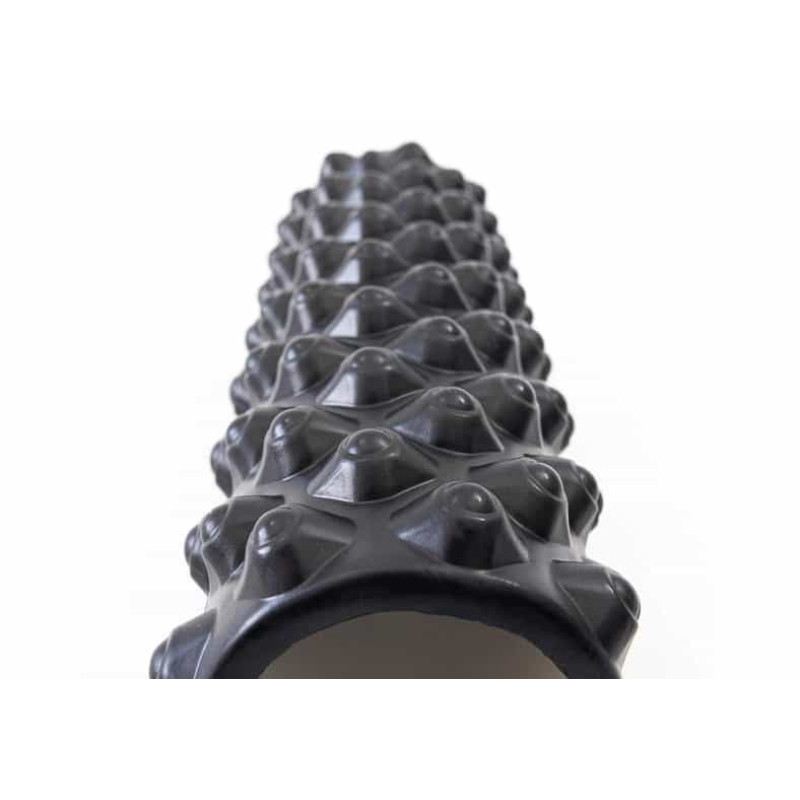 Массажный ролик EasyFit Grid Roller Extreme 45 см черный