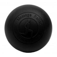 Масажний м'ячик EasyFit каучук 6.5 см чорний