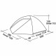 Палатка трехместная Easy Camp Meteor 300 Rustic Green (120393)