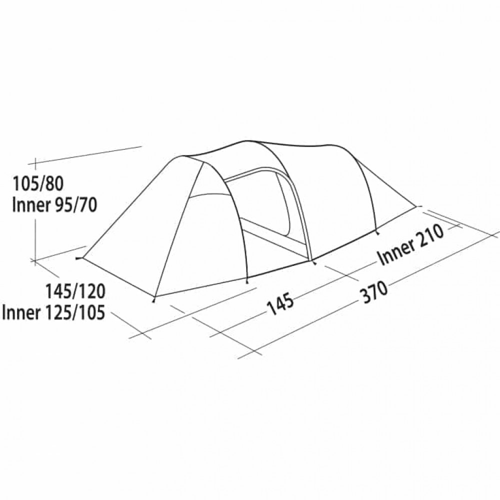 Намет двомісний Easy Camp Magnetar 200 Rustic Green (120414)