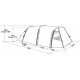 Палатка шестиместная Easy Camp Huntsville 600 Green/Grey (120408)