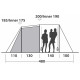 Палатка шестиместная Easy Camp Huntsville 600 Green/Grey (120408)