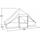 Намет десятимісний Easy Camp Moonlight Cabin Grey (120444)