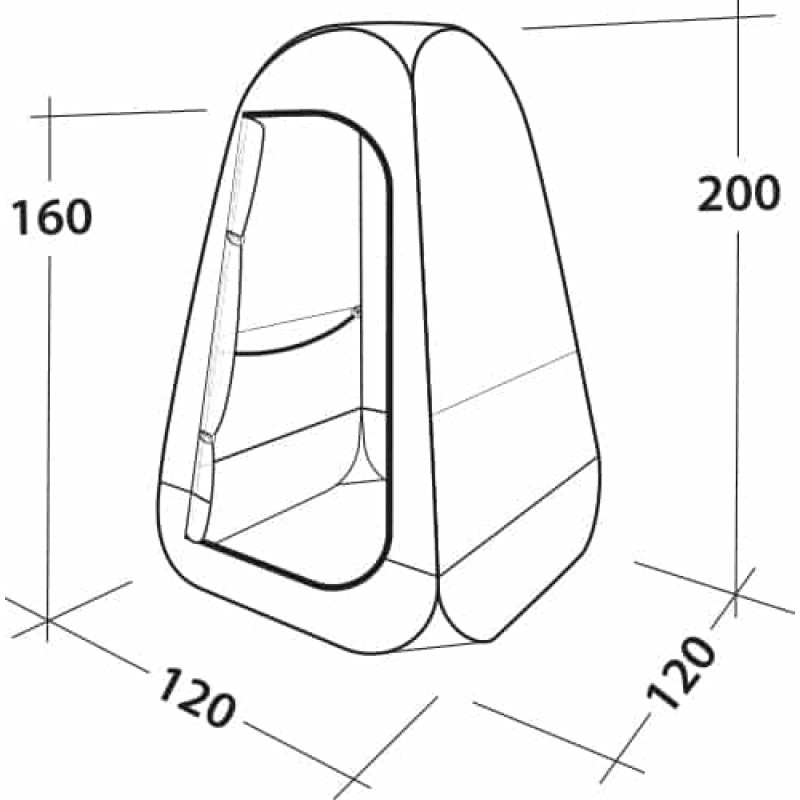 Палатка техническая Easy Camp Little Loo Granite Grey (120427)