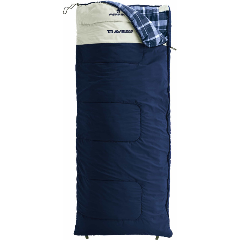 Спальный мешок Ferrino Travel 200/+5°C Deep Blue/White Left (86320HBB)