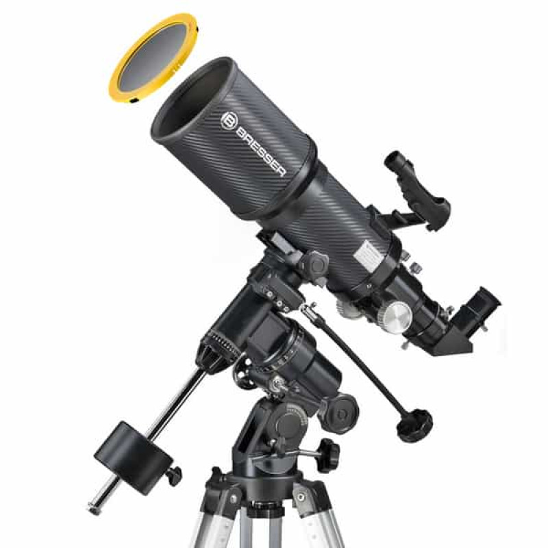 Телескоп Bresser Polaris-I 102/460 EQ3 с солнечным фильтром и адаптером для смартфона (4602460)