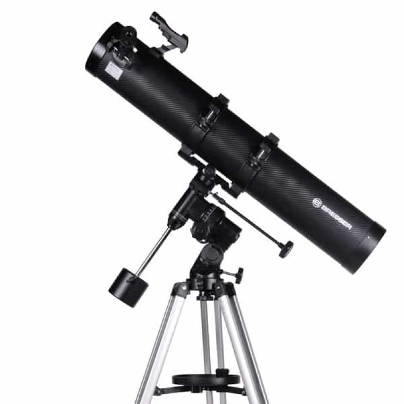 Телескоп Bresser Galaxia II 114/900 EQ Solar Carbon с солнечным фильтром и адаптером для смартфона (4614909)