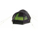 Палатка для четырех человек High Peak Talos 4 Grey/Green (11510)
