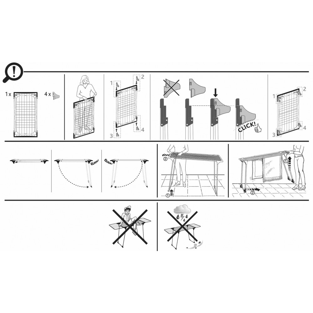Сушилка для белья напольная Gimi Dinamik 30 Plus (169263)