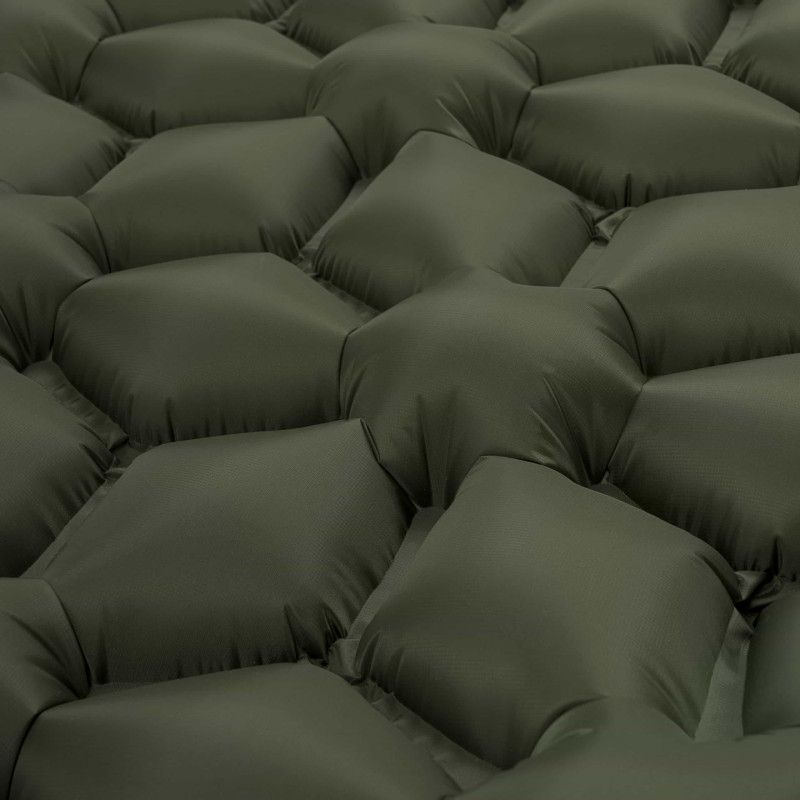 Коврик надувной Highlander Nap-Pak Inflatable Sleeping Mat 5 cm Olive (AIR071)