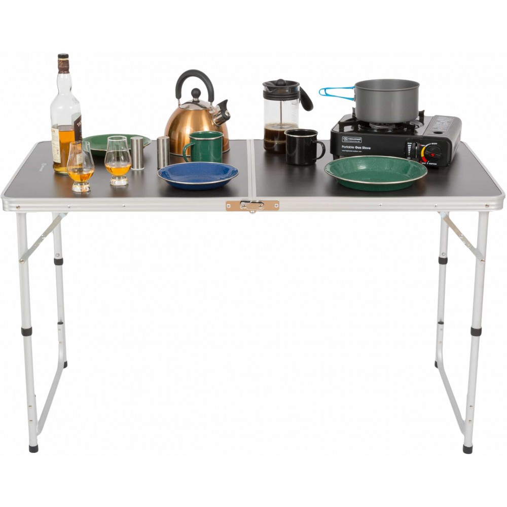 Складной стол Highlander Compact Folding Table Double Grey (FUR077-GY)