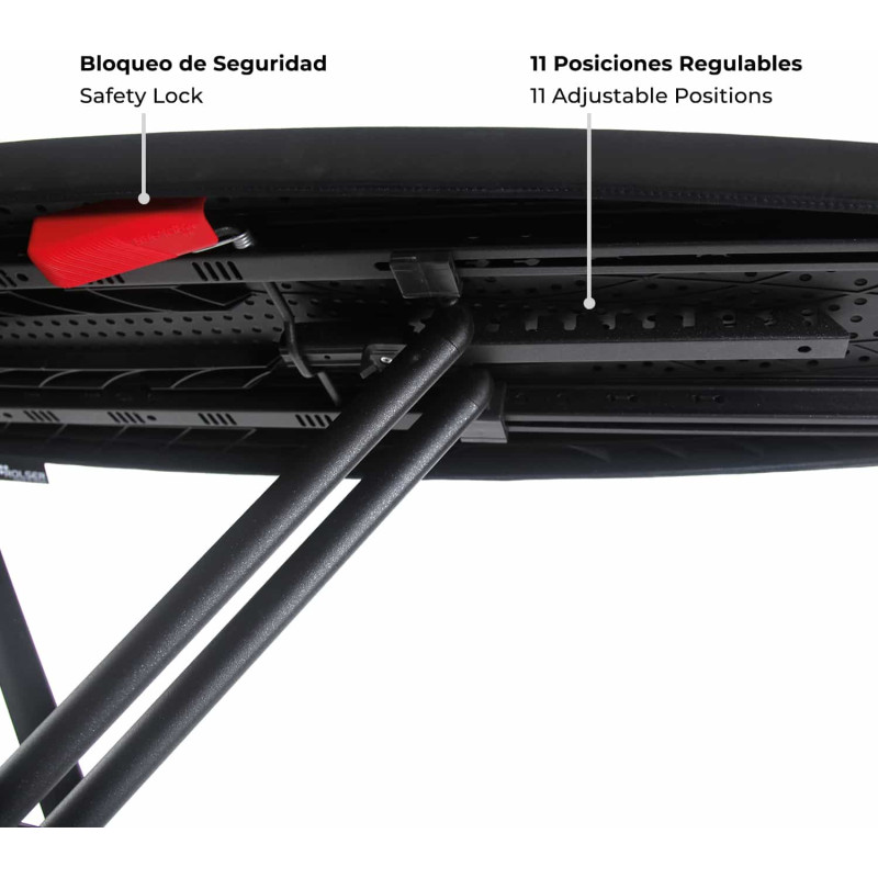 Доска для глажки Rolser K-Surf Black Tube Negro (K07002-1023)