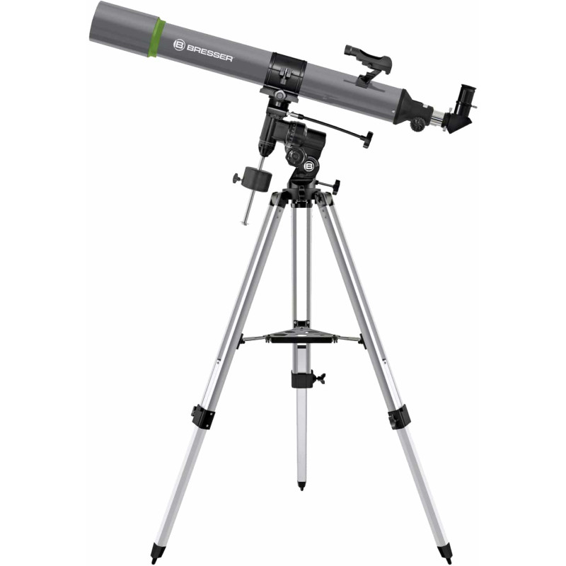 Телескоп Bresser Space Explorer 90/900 EQ3 с лунным фильтром и адаптером для смартфона (9621801)
