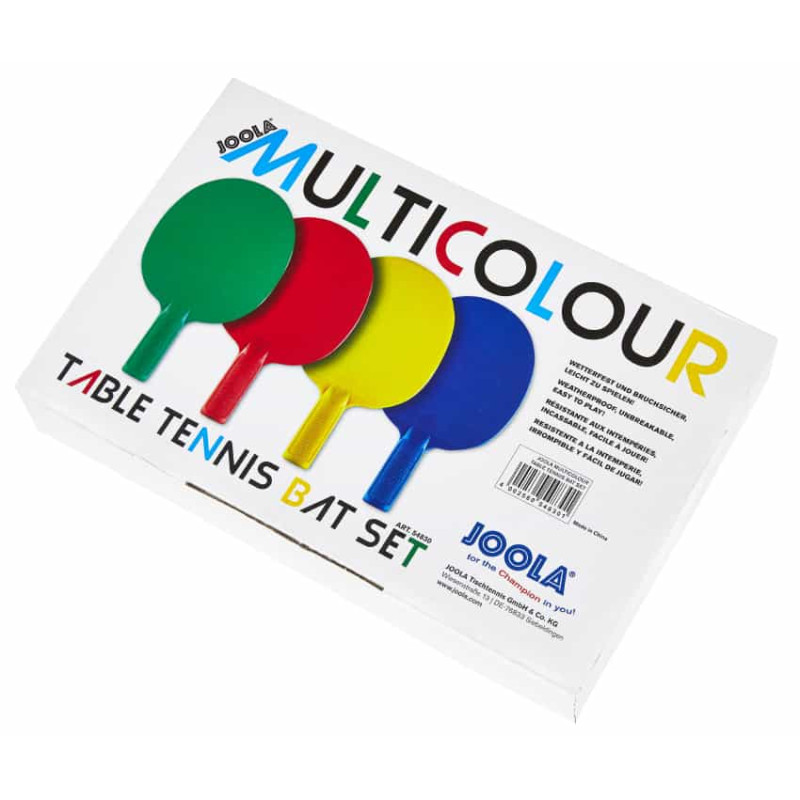 Набір для настільного тенісу Joola Multicolour 4 Bats (54830)
