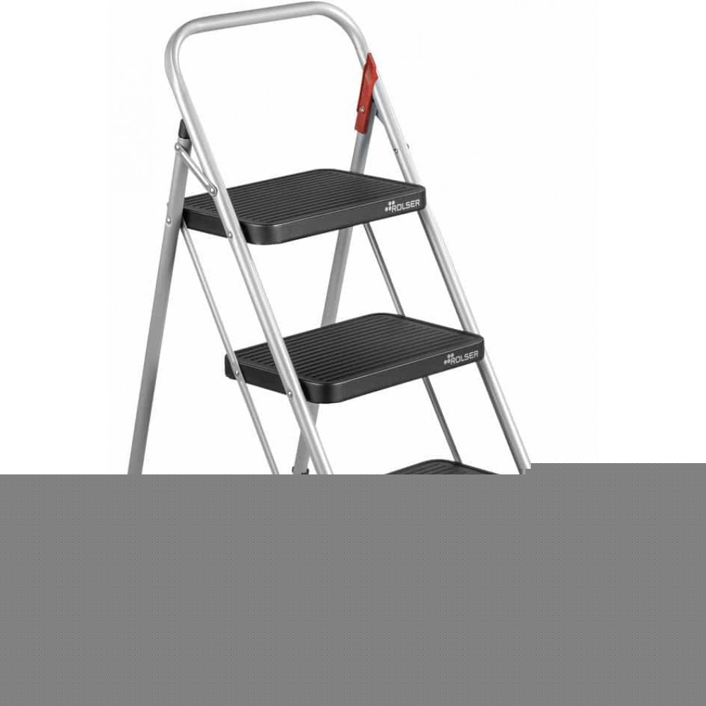 Драбина Rolser Taburete M/11 UNE 3 щаблі Antracita (MET004-1021)