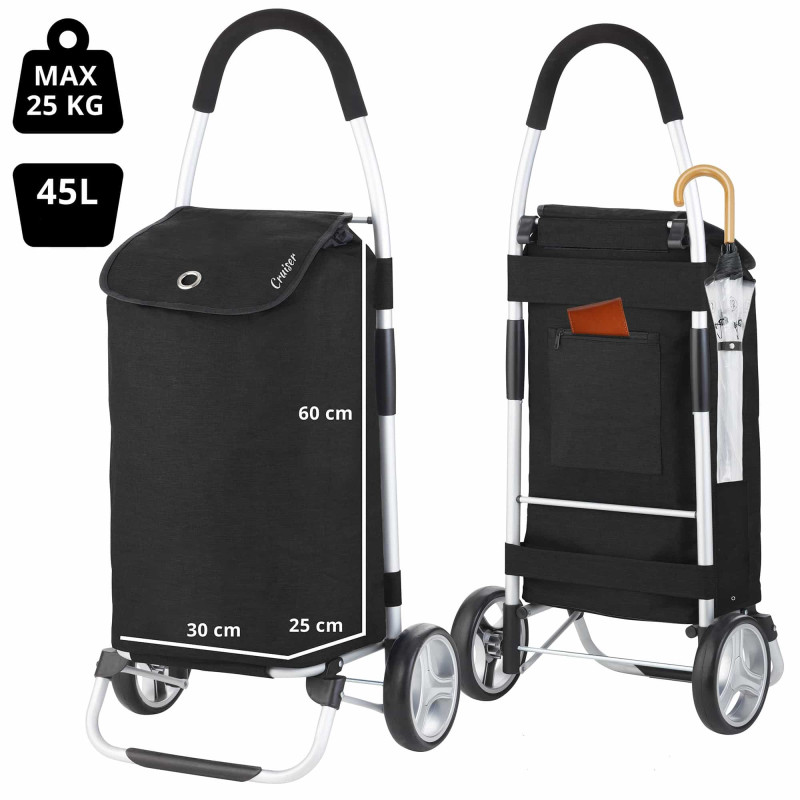 Сумка-тележка ShoppingCruiser Foldable Black (604320)