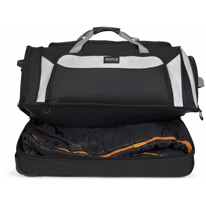 Сумка дорожная на колесах TravelZ Wheelbag Doubleloader черная (603098)