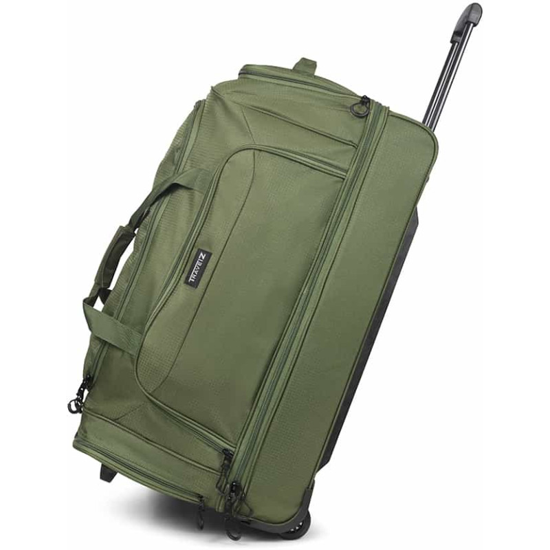 Сумка дорожная на колесах TravelZ Wheelbag Doubleloader зеленая (603099)