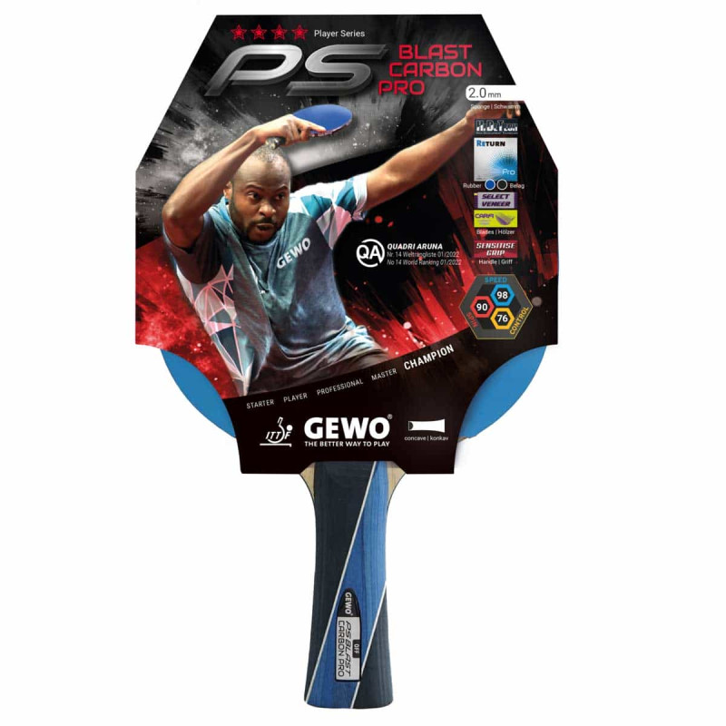 Ракетка для настольного тенниса Gewo PS Blast Carbon Pro FL (1073900001)