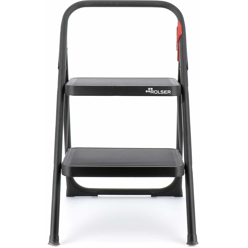 Драбина Rolser Taburete M/10 UNE 2 щаблі Negro (MET003-1023)