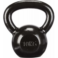 Гиря чугунная Toorx 10 кг с резиновой подставкой Black (KGV-10)