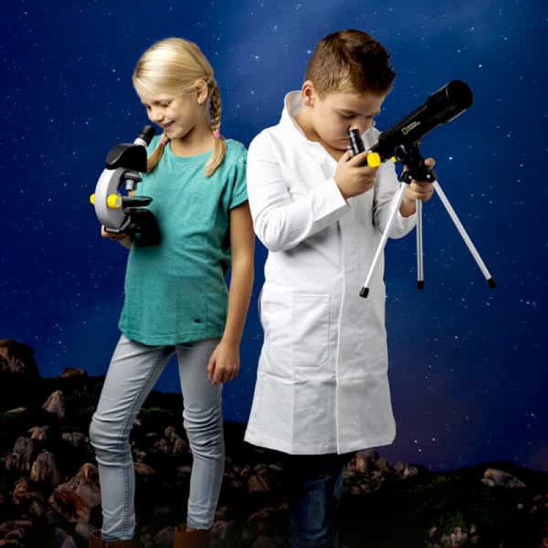 Микроскоп National Geographic Junior 40x-640x + Телескоп 50/360 (9118400)