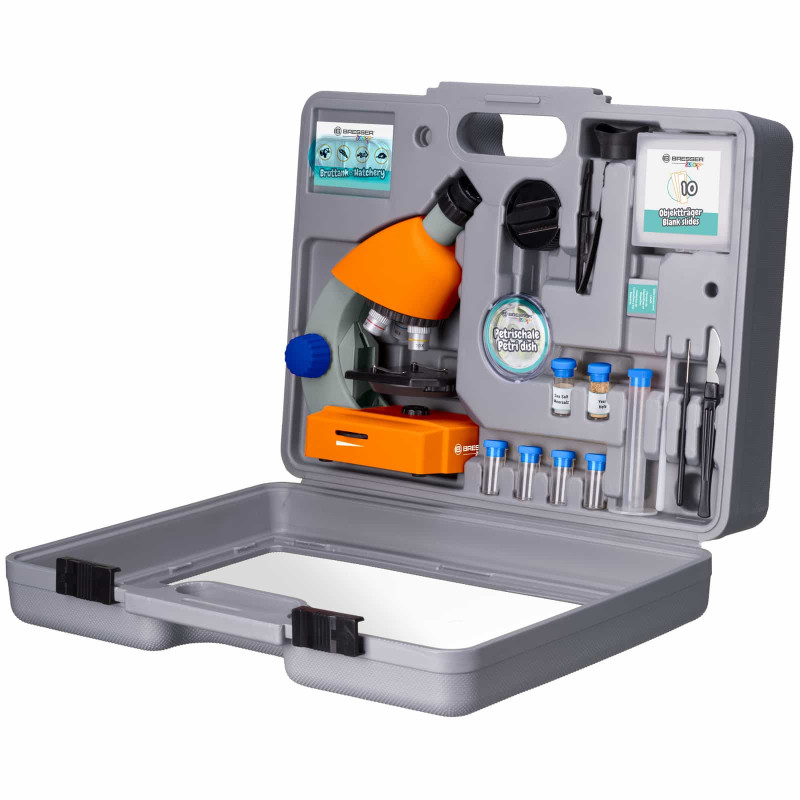 Микроскоп Bresser Junior 40x-640x Orange с кейсом (8851310)
