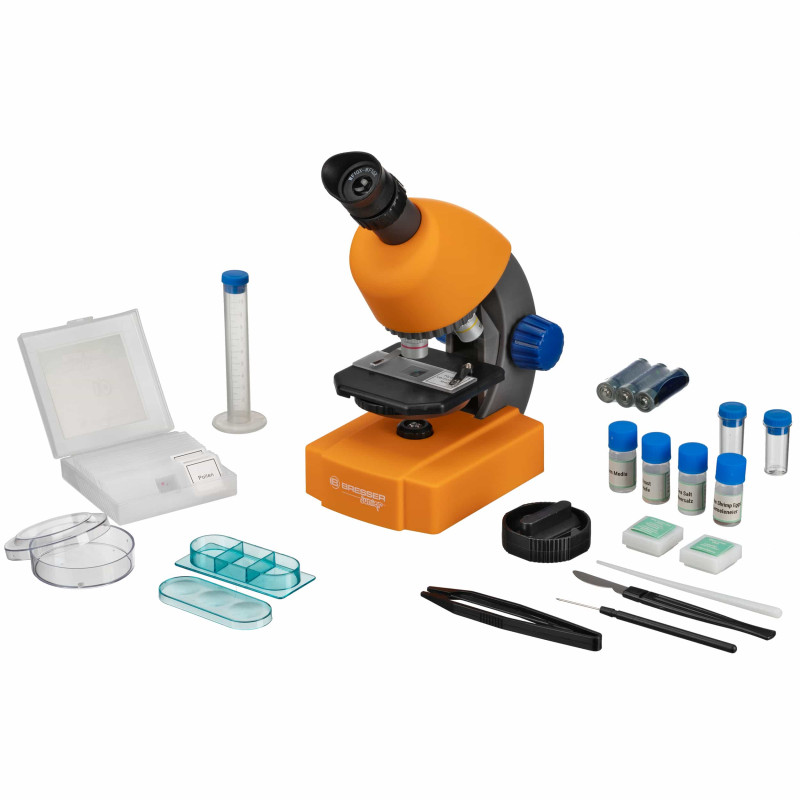 Микроскоп Bresser Junior 40x-640x Orange с кейсом (8851310)