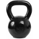 Гиря чавунна Toorx 24 кг з гумовою підставкою Black (KGV-24)