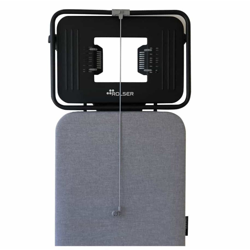 Гладильная доска Rolser K-TRES Black Tube 120x38 см Lido-White/Black (K03016-2064)
