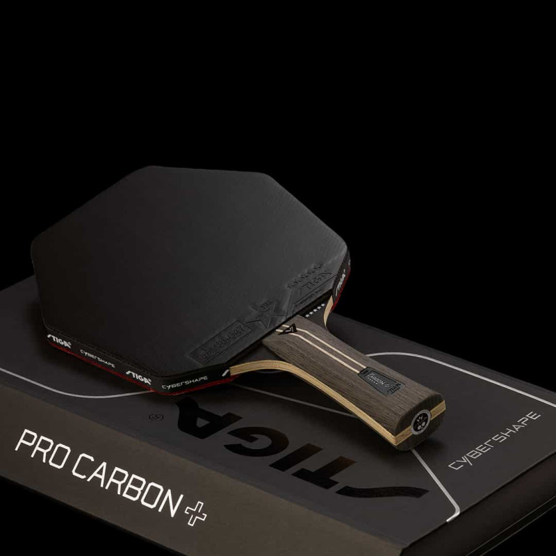 Ракетка для настільного тенісу Stiga Pro Carbon Plus Cybershape 5 Star FL (1215-0401-35)