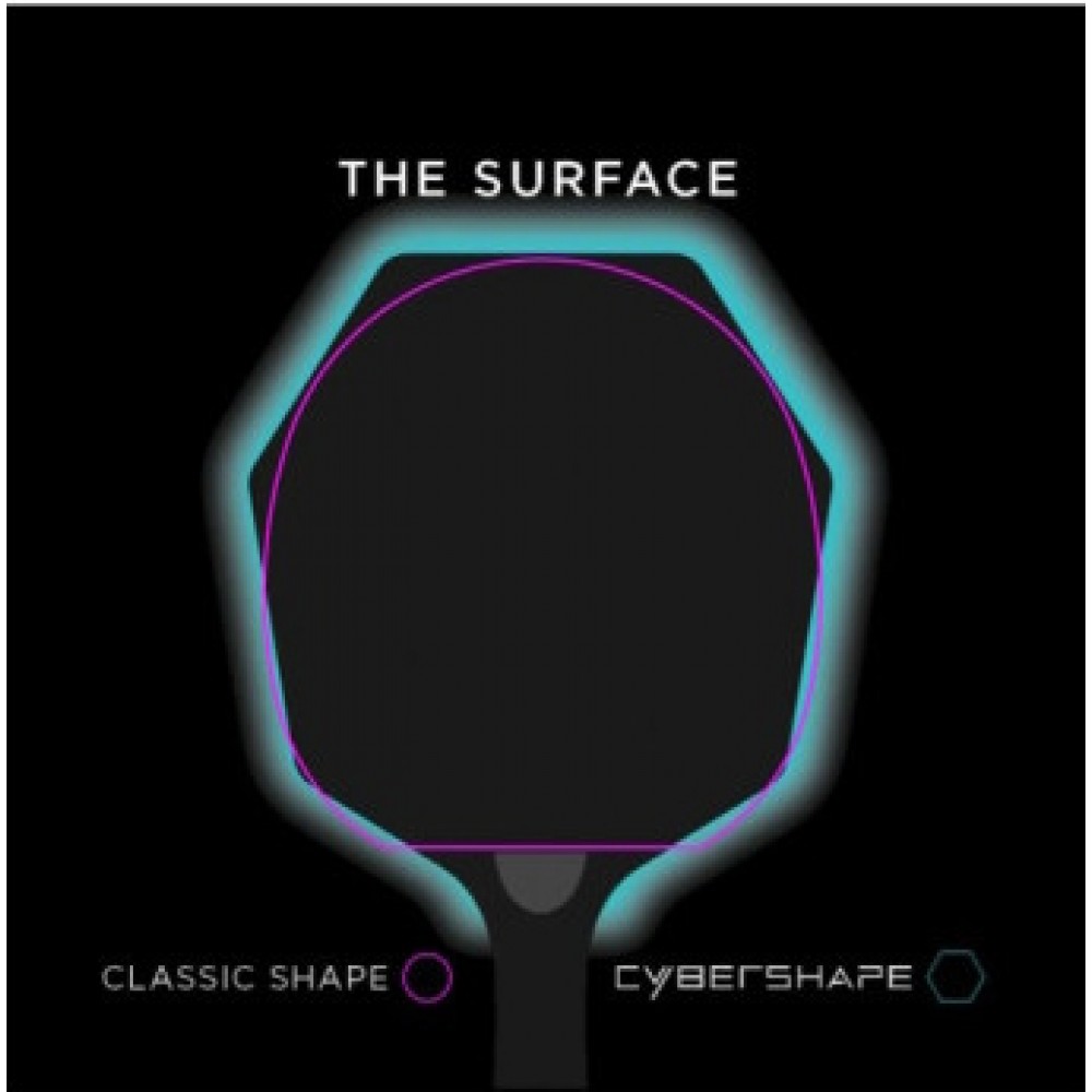 Ракетка для настольного тенниса Stiga Cybershape Hobby FL (1216-0106-35)