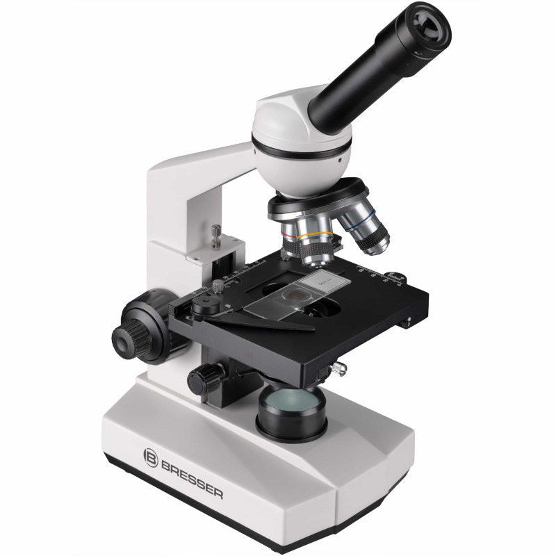Микроскоп Bresser Erudit Basic Mono 40x-400x с адаптером для смартфона + кейс (5102100)