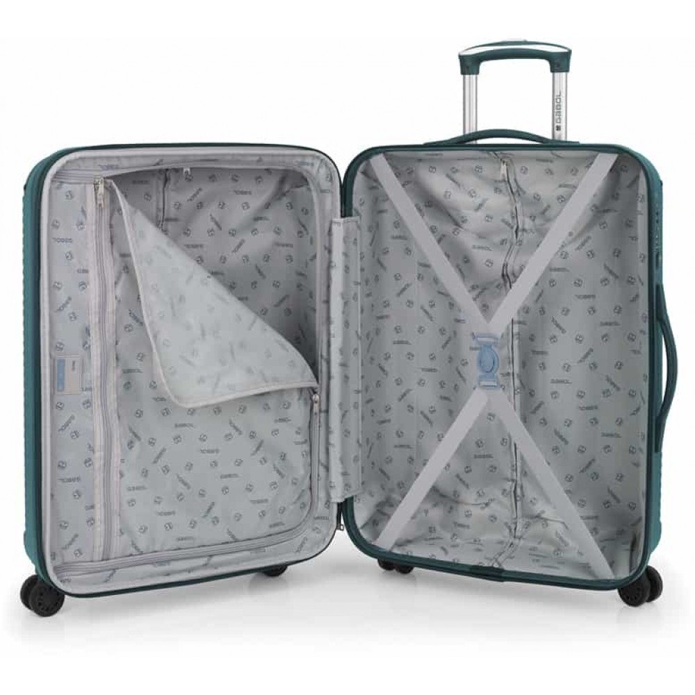 Чемодан Gabol Balance XP (M) Turquoise (123446-018)