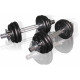 Гантели сборные Toorx 15 кг с кейсом (2 x 7,5 кг) (VAL-15DGN)