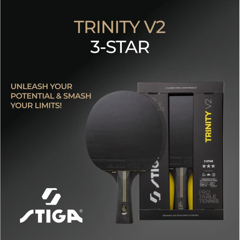 Ракетка для настільного тенісу Stiga Trinity 3 Star ver.2 FL (1213-1208-35)