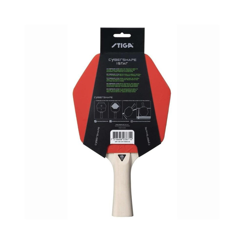 Ракетка для настольного тенниса Stiga Cybershape 1 Star FL (1211-0906-35)
