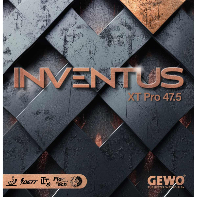 Ракетка для настольного тенниса Gewo Zoom Pro OFF-, Inventus XT Pro 47.5+Elaxxon 45.0, ST (1163800003)