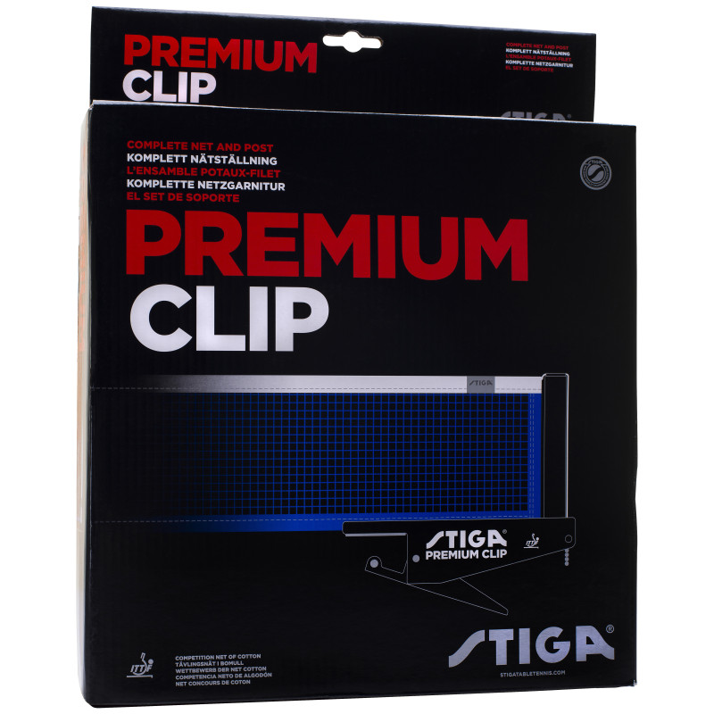 Сітка для настільного тенісу Stiga Premium Clip ITTF (639000)