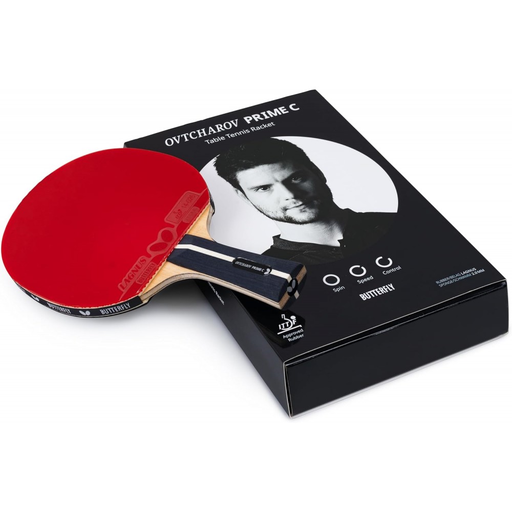 Ракетка для настільного тенісу Butterfly Ovtcharov Prime C (Carbon) FL (1215-4016-01)