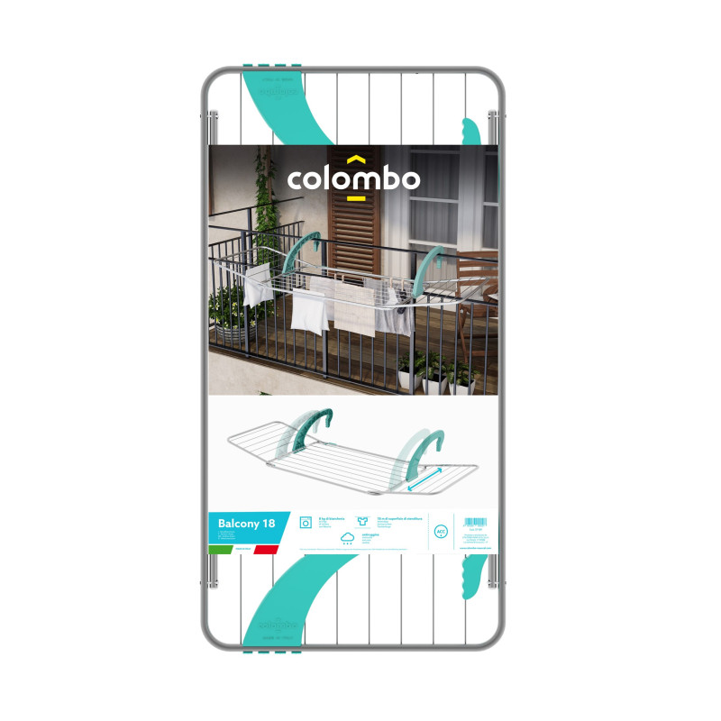 Навесная сушилка для белья Colombo Balcony 18 (ST189)
