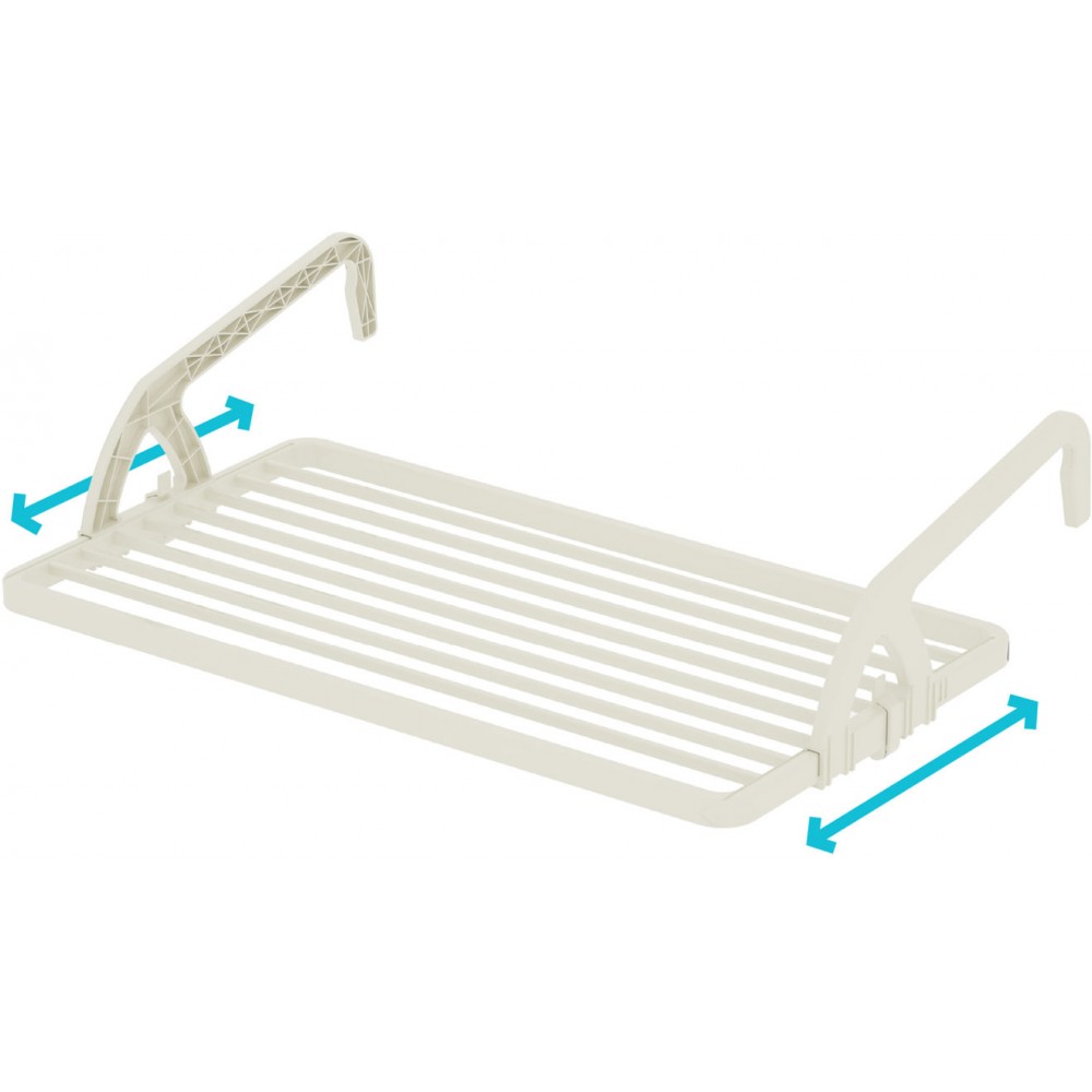 Сушарка для білизни навісна Colombo Balcony 10 Resina (ST988)