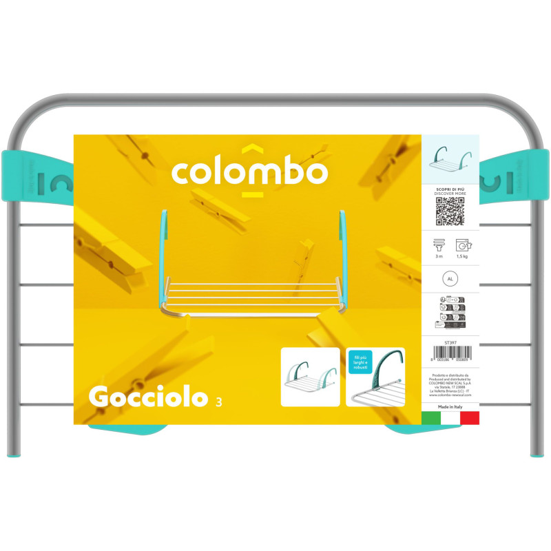 Подвесная сушилка для белья Colombo Gocciolo 3 (ST397)