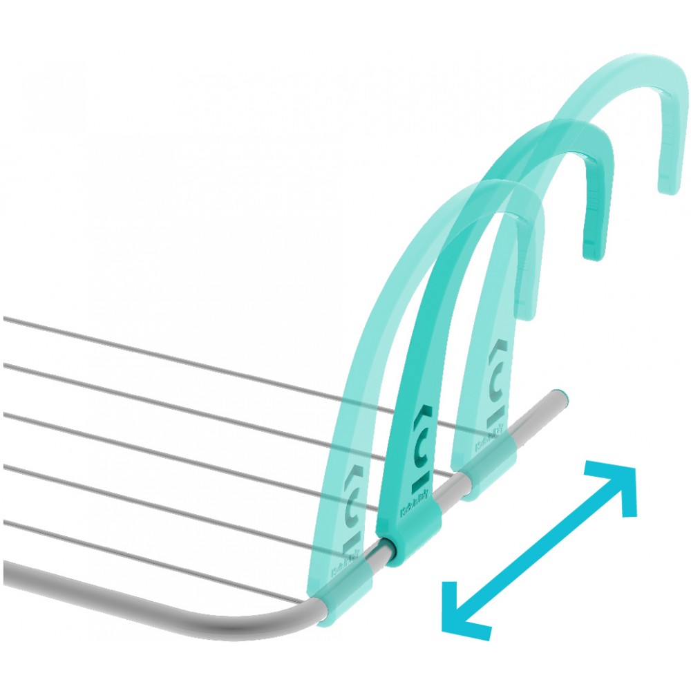 Сушарка для білизни навісна Colombo Facile 3 (ST297)