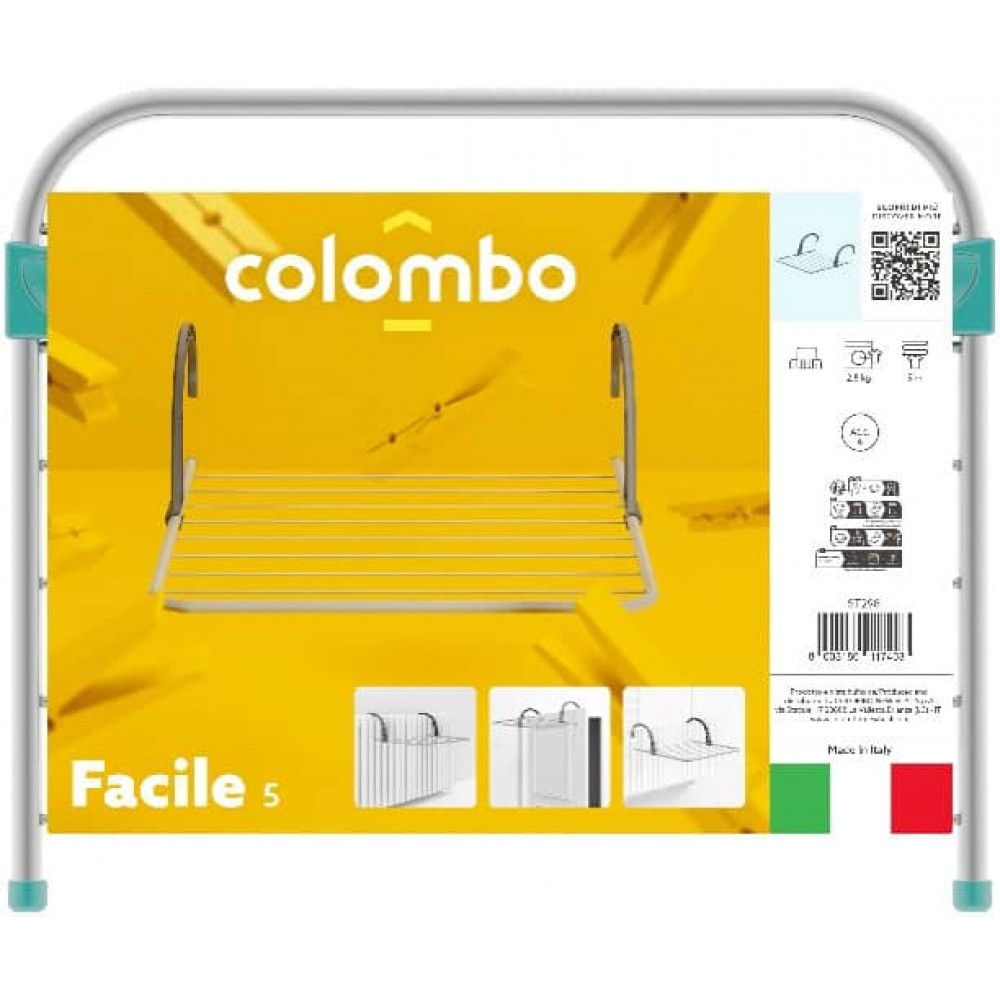 Сушарка для білизни навісна Colombo Facile 5 (ST298)